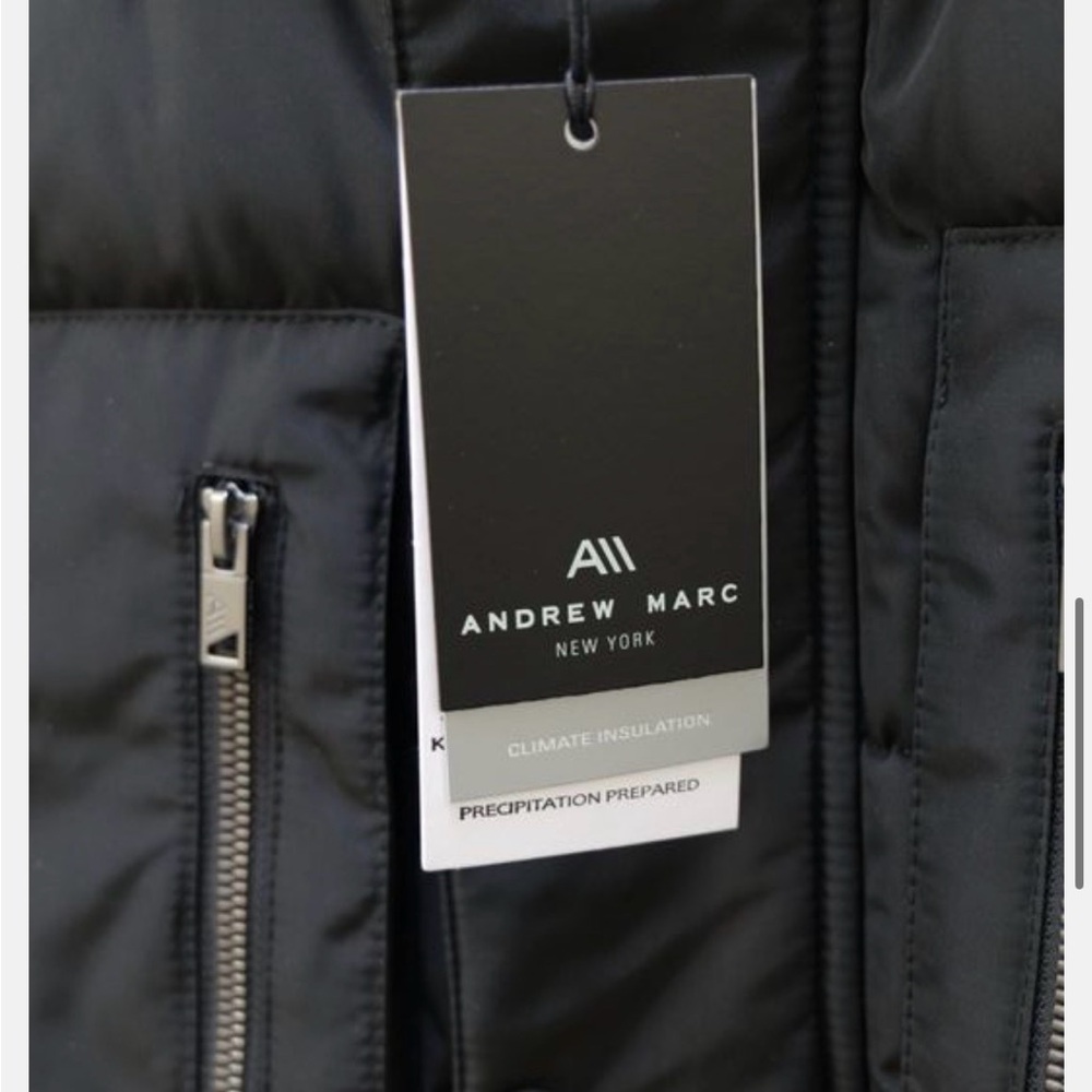 ANDREW MARC Yarmouth Parka Jacket with Fleece-Lined Hood - NWT - Picture 5 of 10